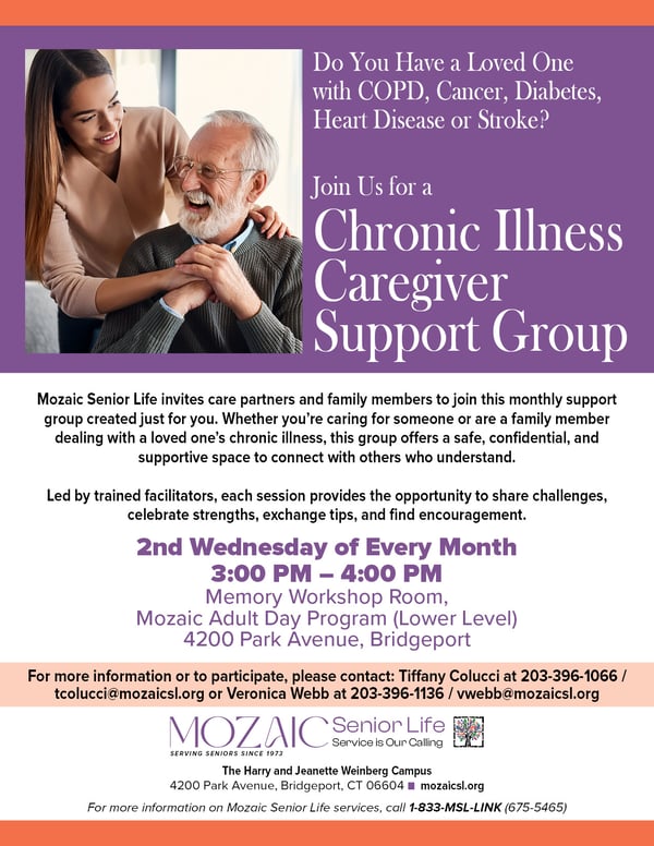 Caregiver Support Group Flyer Aug 25