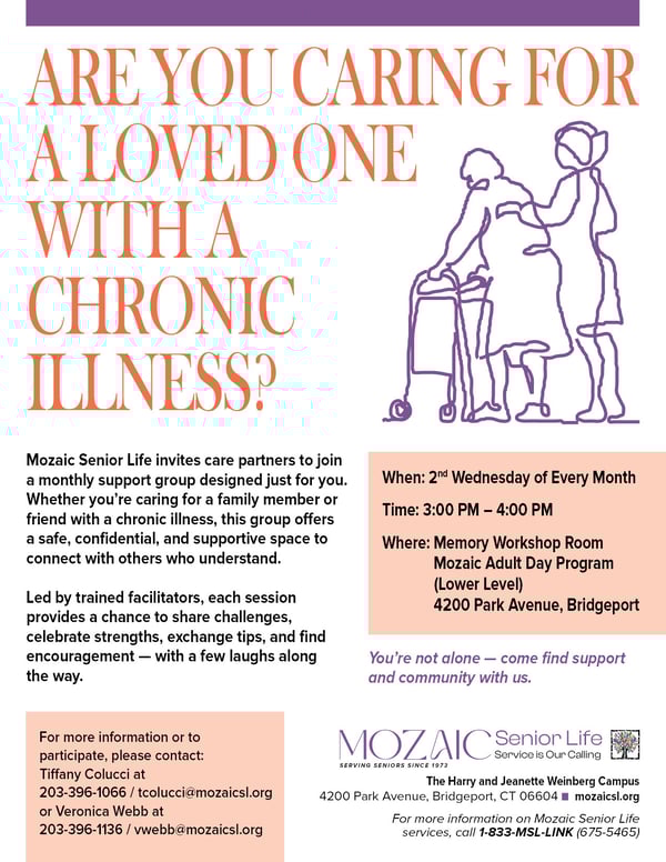 Caregiver Support Group Flyer June 25