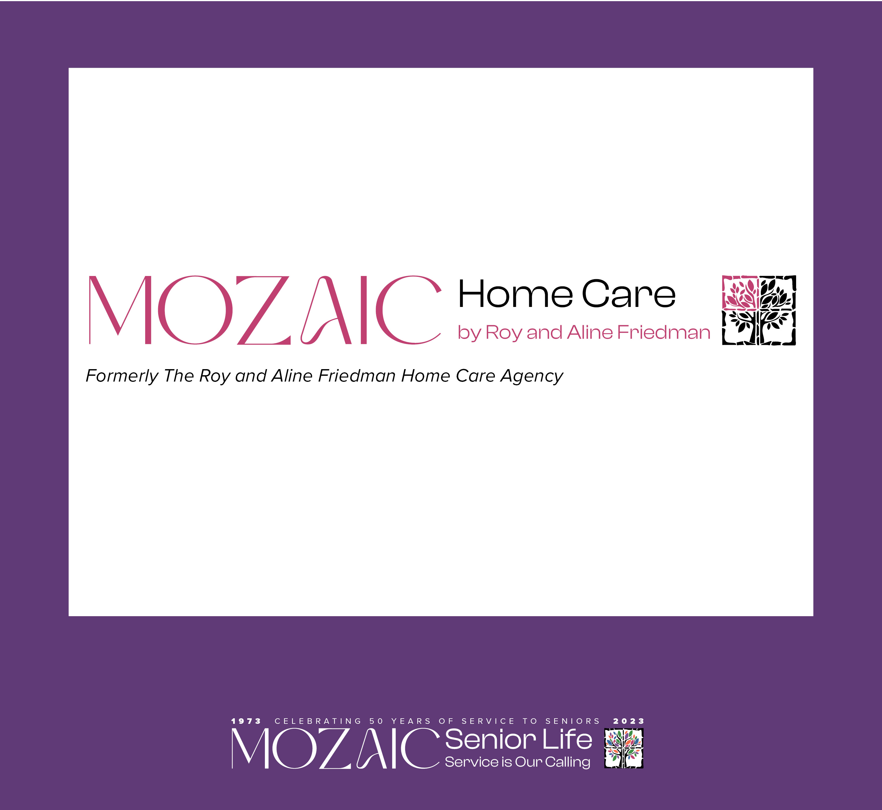 Home Care opening frame