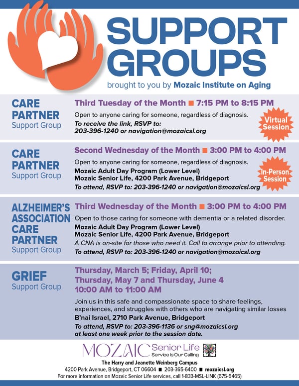 Support Groups March 26