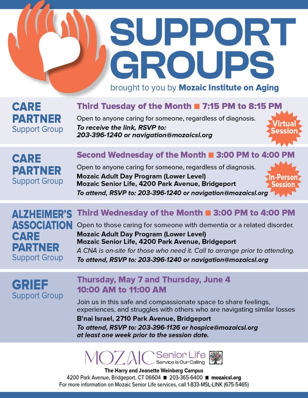 Support Groups May 26